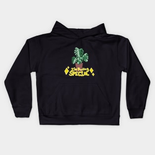 Monstera Albo Kids Hoodie